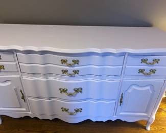 Lovely Refinished Lavender Dresser ~