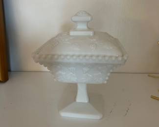 Beautiful Milk Glass Piece