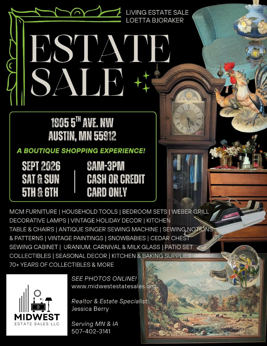 Estate Sale Loetta Bjoraker flyer jpg