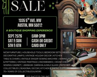 Estate Sale Loetta Bjoraker flyer jpg