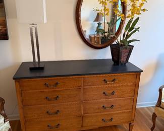 Walnut Chest with Grey Slate Top