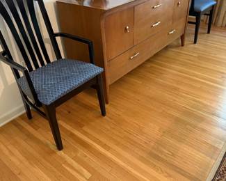 Walnut Modern Credenza