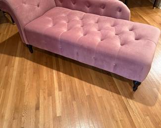 Pink Modern Chaise