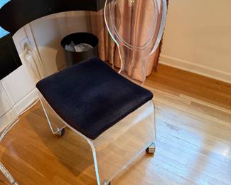 Lucite Vanity Chair