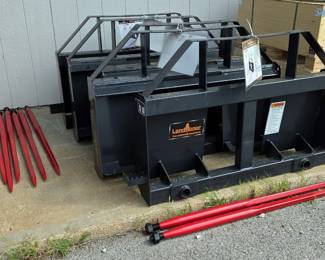 2026 LandHonor BS-12-2500G Skid Steer Bale Spear, Unused