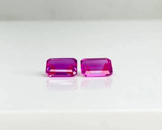 Lab Created Pink Sapphires