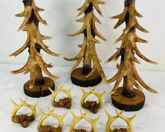 Three (3) Trees and Napkin Rings