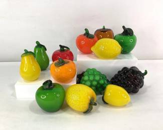 Blown Glass Fruits