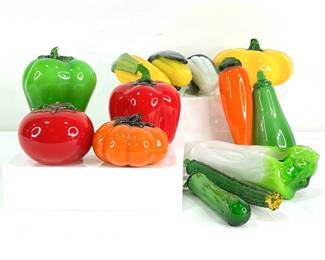 Blown Glass Vegetables