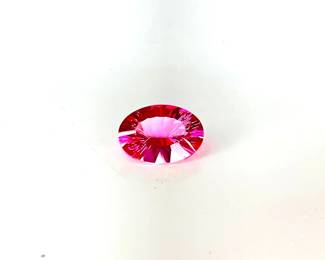 Oval Cut Pink Topaz Gemstone