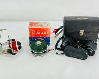 Sears Binoculars, Shakespeare & Lebco Fishing Reels
