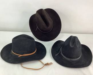 Three Cowboy Hats