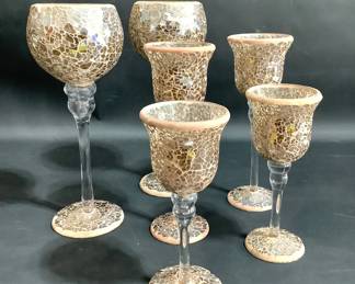 Mosaic Candle Holders