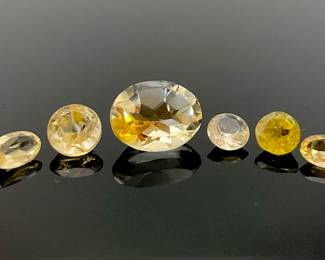 Citrine & Tourmaline Gemstones