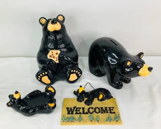 Bearfoots Cookie Jar, Soap Dish & More