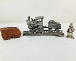Ricker Pewter Train
