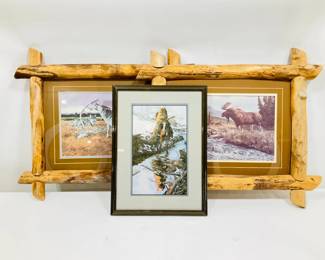 Framed Bev Doolittle Print "Spirit of the Grizzly" & More
