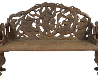 Black Forest Style Bench