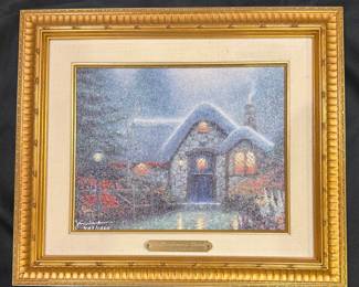 The Woodman's Thatch - Thomas Kinkade C.O.A.