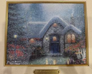 The Woodman's Thatch - Thomas Kinkade C.O.A.