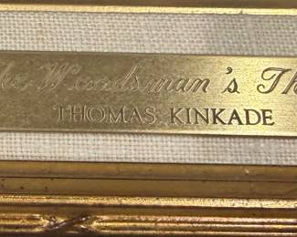The Woodman's Thatch - Thomas Kinkade C.O.A.