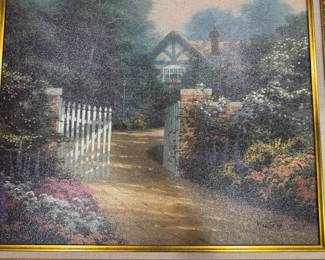 The Hidden Cottage AP 36/100 by Thomas Kinkade -C.O.A.