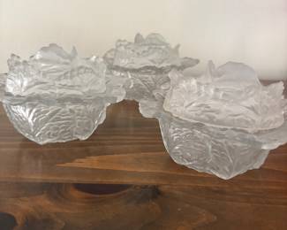 Portieux French covered cabbage bowls