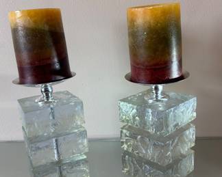 Haziza Acrylic Candle Holders 