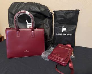 London Fog Satchel and Cross Body Bag New
