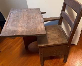 Antique School Desk