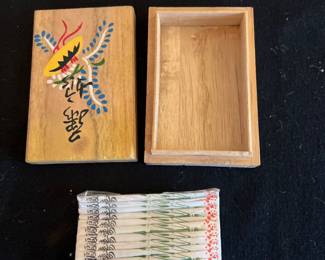Vintage Oriental Knife Set