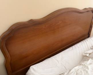 Vtg wood headboard 55.25 “ W Full
