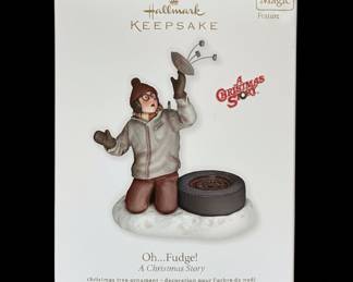 Hallmark Keepsake Ornament: A Christmas Story 'Oh... Fudge!'
