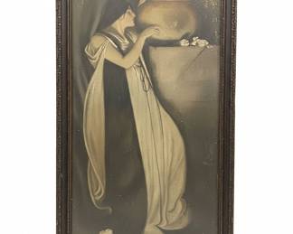John White Alexander "Isabella and the Pot of Basil" Lithograph