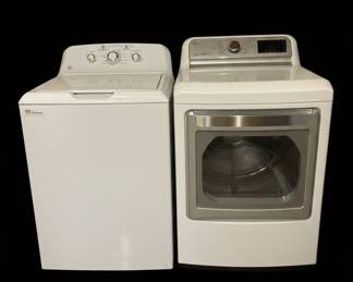 GE Front Load Washer and LG Electric Dryer Set