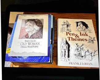 When I Am an Old Woman I Shall Wear Purple & Pen & Ink Themes by Frank J. Lohan