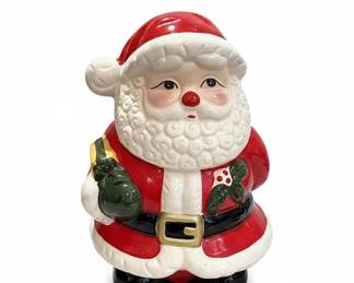 Vintage Gibson Housewares Santa Claus Cookie Jar
