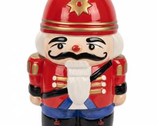 Vintage Nutcracker Soldier Cookie Jar by Gibson Housewares