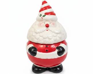 Vintage Ceramic Santa Claus Cookie Jar