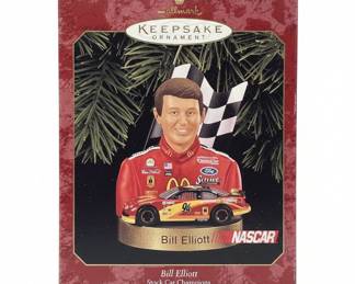 Hallmark Keepsake Ornament Bill Elliott Stock Car Champions