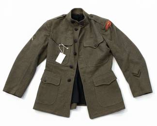 WWI US Army M1917 Wool Service Tunic - Corporal