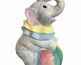 Vintage Walt Disney "Dumbo" Circus Elephant Cookie Jar