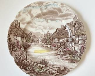Johnson Brothers Olde English Countryside Brown Dinner Plate