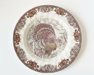 Johnson Brothers Autumn Monarch Turkey Dinner Plate