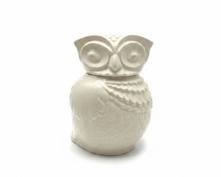 Vintage American Bisque Owl Cookie Jar