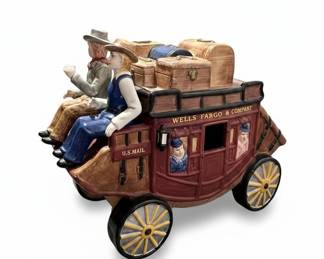 Wells Fargo Stagecoach Cookie Jar