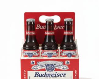 Budweiser Ceramic Cookie Jar 