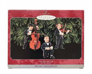 Hallmark Keepsake The Three Stooges Ornament Set