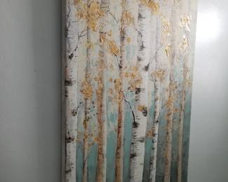 Trees on canvas