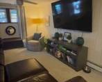 Gray TV/media console